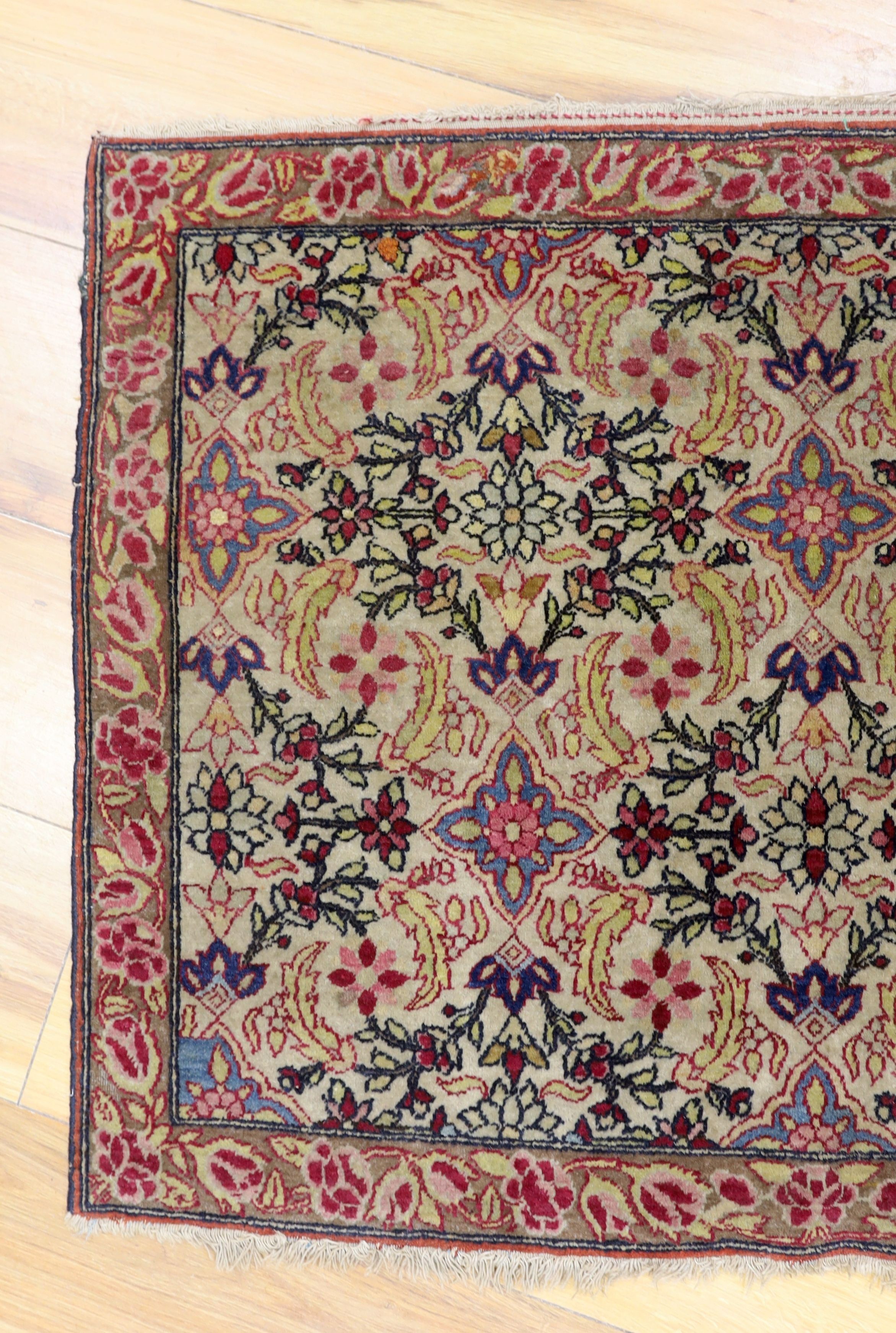 A North West Persian style prayer rug 62x83cm